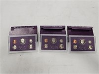 1984s, 1985s, 1986s United States Proof Sets