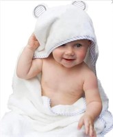 2x Organic Cotton Hooded Baby Towel- Bear 

New