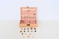 Vintage Jewelry Box & Rings