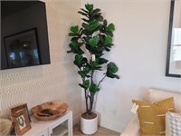 2PC FAUX FLOOR PLANTS