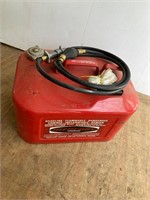 Boat motor fuel tank.