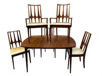 Mid Century BROYHILL BRASILIA Dining Table, Chairs