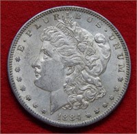 1884 S Morgan Silver Dollar