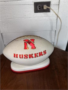 Lighted Nebraska Football (ceramic and works)