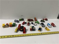 25pc Assorted Toy Cars; Tonka, Hot Wheels, Racing