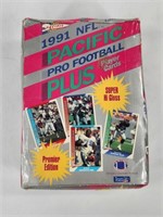 1991 PACIFIC NFL FOOTBALL PLUS SEALED WAX BOX