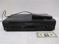 Vintage Panasonic PV-V4611 VCR w/ Remote -