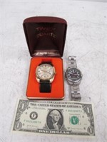 Timex Indiglo & Vintage Timex Quartz Watch w/