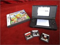 Nintendo DS game con sole, 3 games.