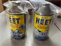 2 HEET GAS LINE ANITIFREEZE BOTTLES