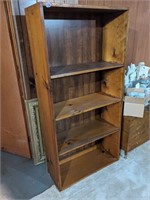 WOODEN BOOKSHELF