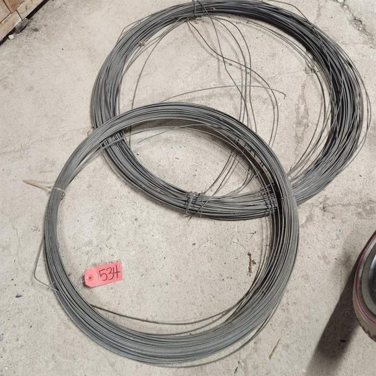 2 Small Rolls of Electric Fence Wire