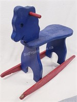 WOODEN ROCKING HORSE