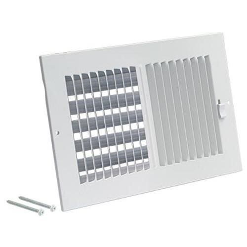 12 in. X 6 in. 2-Way Steel Wall/Ceiling Register,