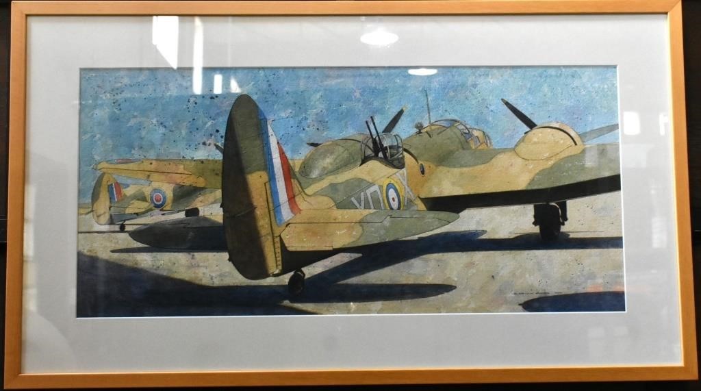 B. FRANK OORD 'BLENHEIM MK IV STUDY NO.2', SIGNED