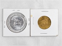 SPACE APOLLO COINS NASA COMMERATIVE TOKENS