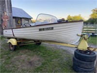 '50's Lyman 15' Wood Boat