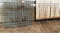 7pcs- sheep / goat big bale feed panels- see desc.