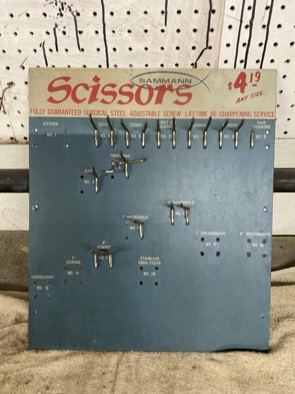 SAMMANN SCISSORS DISPLAY