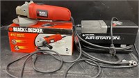 Black and Decker AIR STATION and Angle Grinder