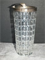 HAWKES VERNAY COCKTAIL SHAKER W/STERLING COVER