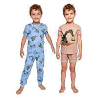 4-Pc Pekkle Boy's 7/8 Sleepwear Set, T-shirts,