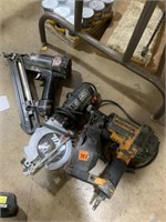 Pneumatic Air Nailers and Skil Saw Rough Shape