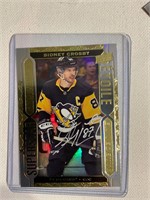 Sidney Crosby mint signed card in top loader