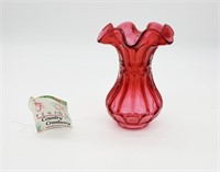 Fenton Country Cranberry 5" Vase