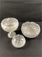 Cut Crystal Bowl Lot