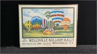 1984 Wellsville Balloon Rally Poster