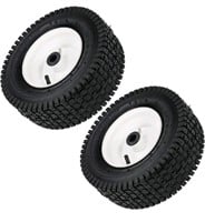 13x5.00-6 Lawn Mower Tires with Rim, Natural Rubbe