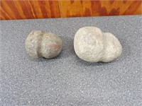 2-Native American Stone Mauls ?