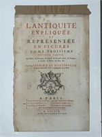 "L'Antiquite Expliquee" French Bookplate
