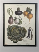 French Vegetable Study Poster