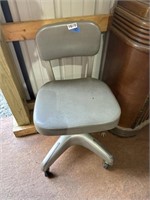 Vintage industrial swivel chair