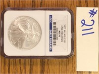 2007 EAGLE EARLY RELEASE SILVER DOLLAR