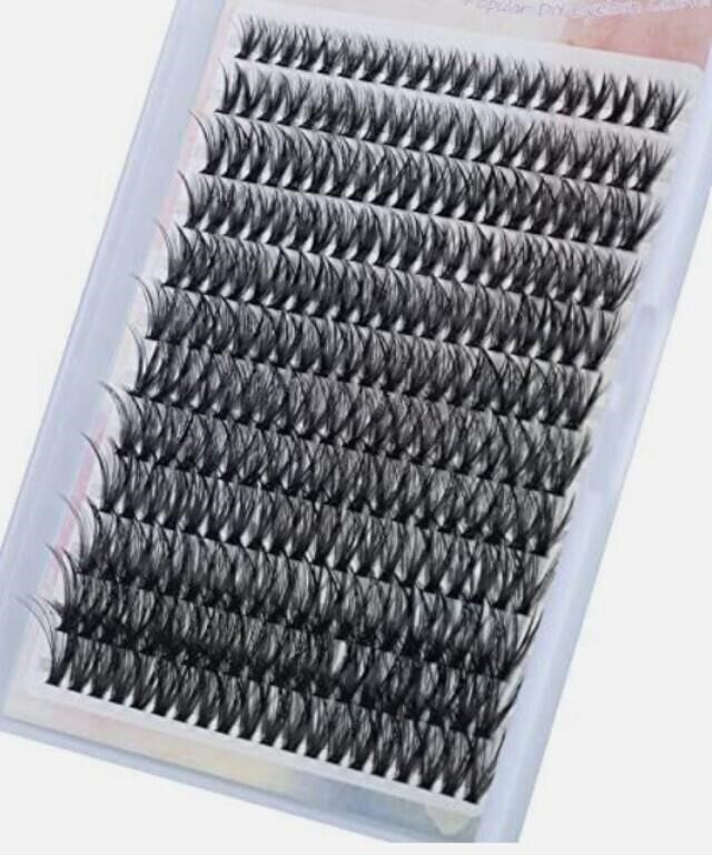 280 pcs - black Lash Clusters DIY Eyelash