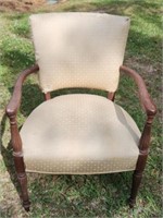 Vintage Upholstered Chair See Description