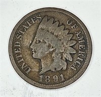 1891 Indian Head Cent