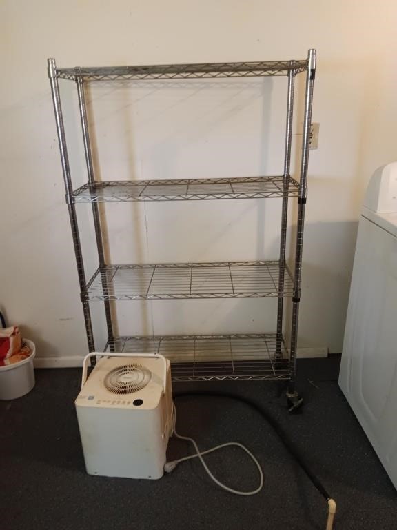 Wire Shelf On Wheels 58x36x14.  Midea