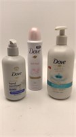 Dove Hand Wash, Hand Sanitizer & Soft Feel Cream