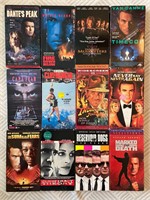 Action Adventure VHS Movie Lot of 12