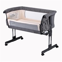 E6157  Mika Micky Portable Crib Gray