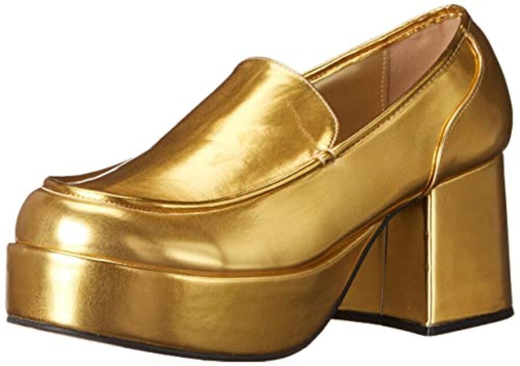 Ellie Shoes Men's Platform, Gold, Medium