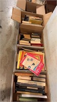 5 boxes of books
