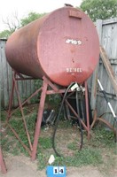 400 Gallon Diesel Tank on Attached Stand