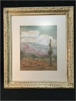 Lost Dutchman’s Mine Watercolor Signed By