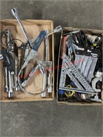 Wheel Spanners, Oil Wrenches, Assorted Tools