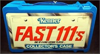 Vintage Kenner Fast 111's License Plate Car Case